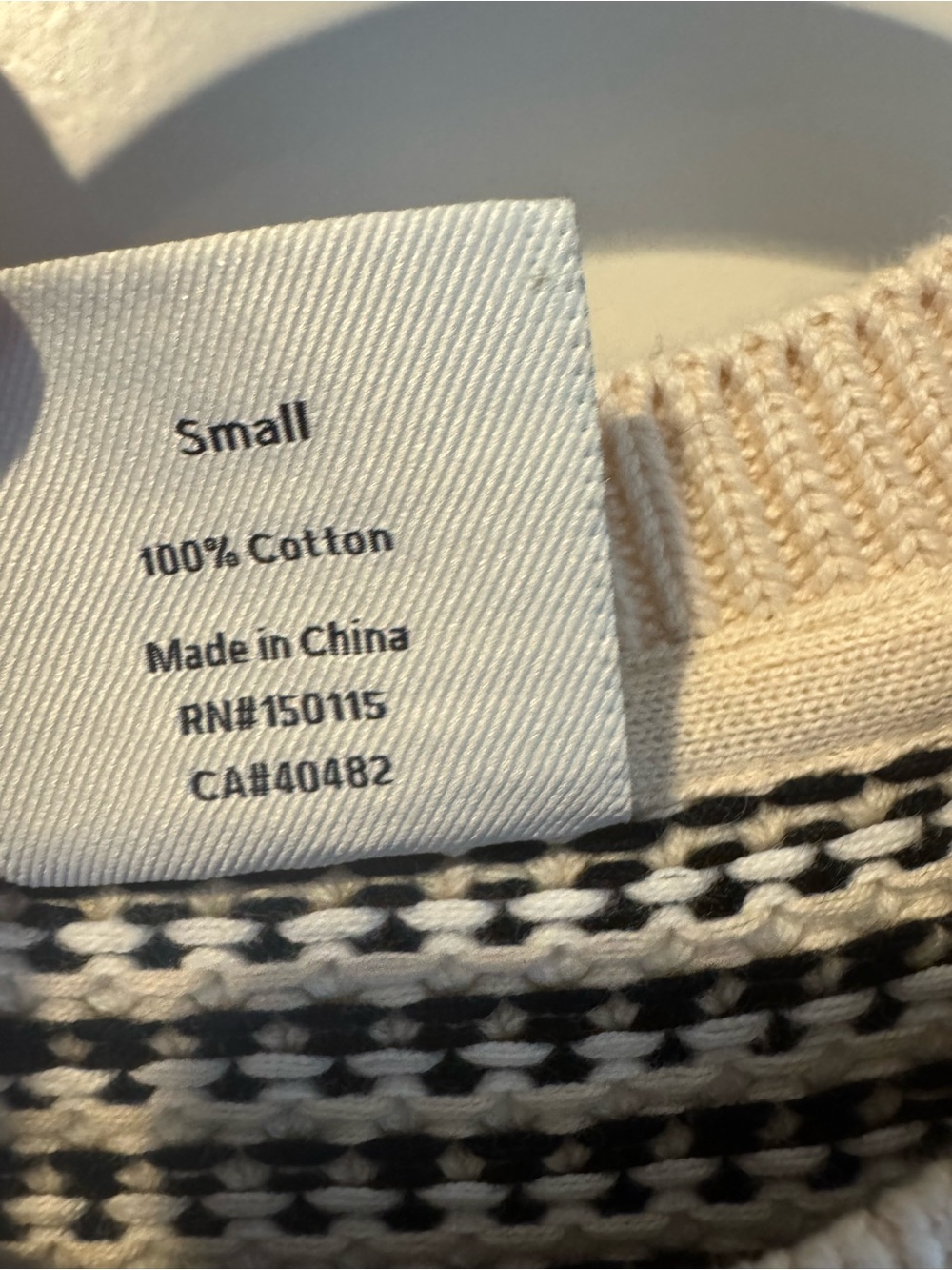 Varley Knowles Textured Knit Vest Birch Multi Stitch | S - Picture 7 of 8